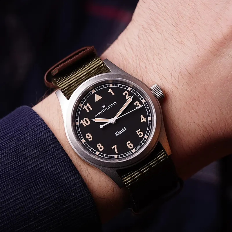 Hamilton Khaki Field Swiss Quartz 38mm Dial Men's Watch- H69401930